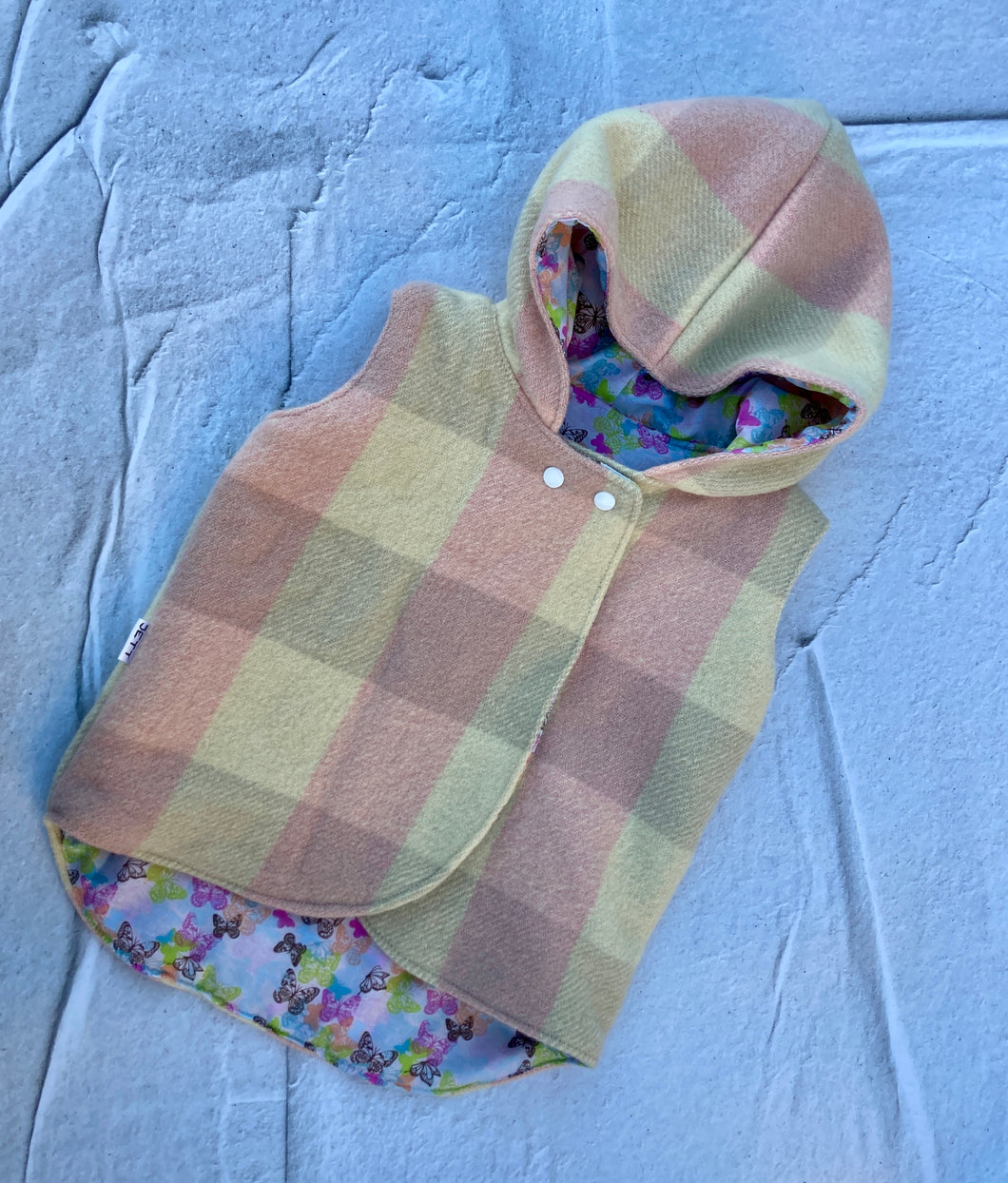 Woollen Vest with hood  2 Years