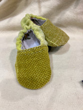 Load image into Gallery viewer, Vintage Wool Blanket Slippers - 2 Years