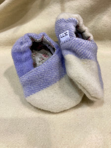 Vintage Wool Blanket Slippers - Size 6-12 Months